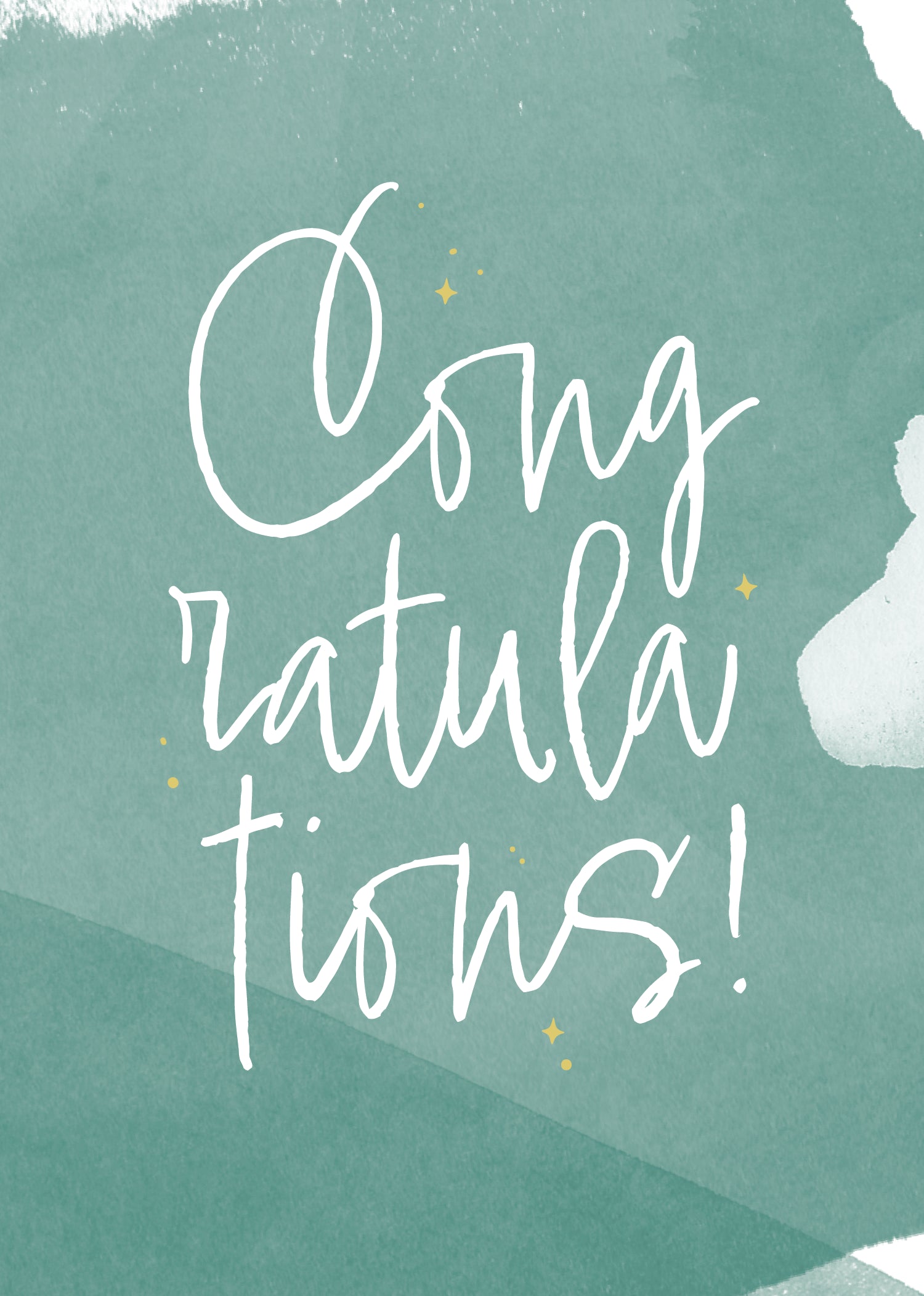 Greeting Card Sorbet - Congratulations